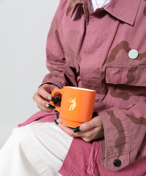 UNION（UNION TOKYO）（ユニオン）の「UNION ORIGINAL UNION STACKING MUG ユニオン マグカップ コップ（グラス/マグカップ/タンブラー・メンズ・オレンジ・FREE）」の5枚目の写真