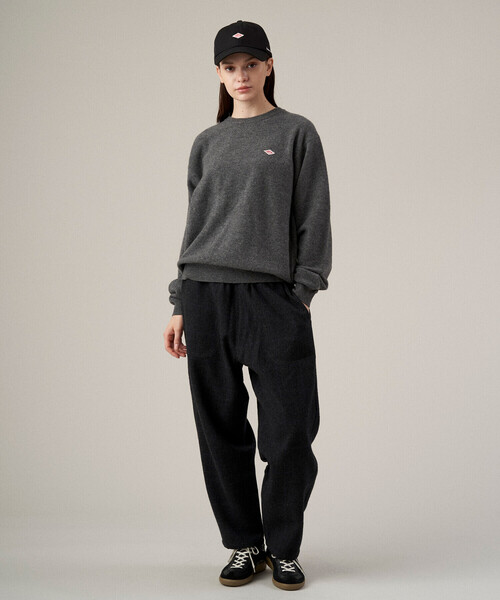 DANTON(ダントン)の「DANTON | ウール イージーパンツ WOMEN(その他パンツ・レディース・ネイビー/ブラック系その他/ブラウン系その他/ベージュ・36)」の16枚目の写真