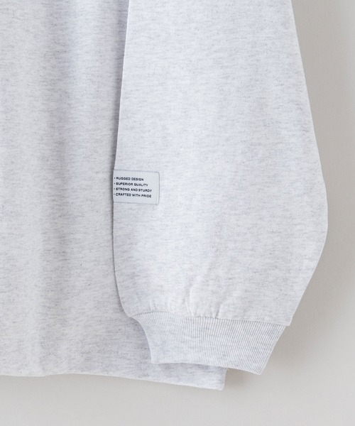 BEN DAVIS（ベンデイビス）の「【BEN DAVIS/ベンデイビス】 ポケ付き ビッグシルエット ロンT　 無地　ストリート スケータースタイル　ユニセックス（Tシャツ/カットソー・メンズ・ブラック/ダークパープル/ダークブルー/ホワイト/グレー/チャコールグレー・MEDIUM/SMALL/X-LARGE/LARGE）」の14枚目の写真