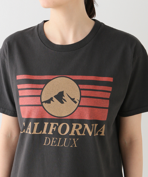 トップス Deuxieme Classe CALUX CD MOUNTAIN TEE CALUX（キャラクス）の「【CALUX/キャラクス】 CD MOUNTAIN TEE