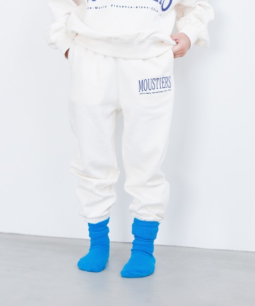 LOWRYS FARM（ローリーズファーム）の「ウラケジョグパンツ　966725（その他パンツ・キッズ・グレー/チャコールグレー/ネイビー/アイボリー/ブルー系その他/グレー系その他/ホワイト/レッド・120cm/150cm/130cm/110cm/140cm）」の2枚目の写真