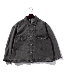 ビッグシルエット 12oz デニム Gジャン レディース