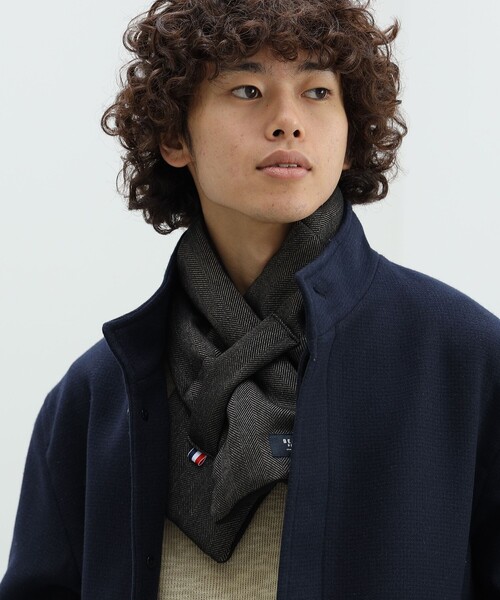 BEAMS HEART(ビームスハート)の「【ユニセックス】パディング マフラー(マフラー・メンズ・ネイビー/グレー系その他/チャコールグレー/ブラック系その他4・ONE SIZE)」の19枚目の写真