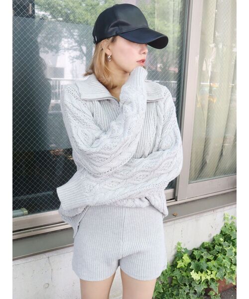 EVRIS（エヴリス）の「フェイクレザーキャップ（キャップ・レディース・ブラック/レッド・FREE）」の15枚目の写真