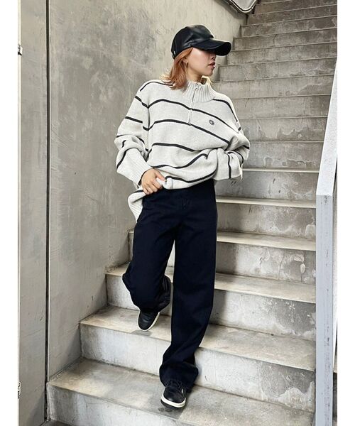 EVRIS（エヴリス）の「フェイクレザーキャップ（キャップ・レディース・ブラック/レッド・FREE）」の18枚目の写真