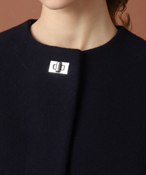 DRESSTERIOR ドレステリア リボンノーカラーショートジャケット ボレロ JKT DRESSTERIOR（ドレステリア）の「◇ノーカラーショートジャケット