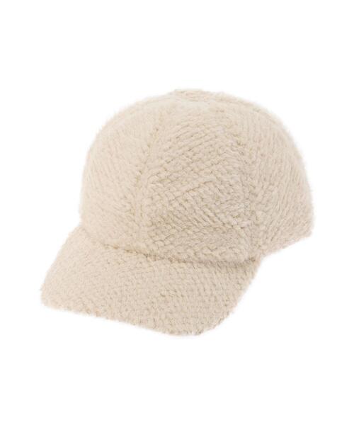 Samansa Mos2（サマンサ モスモス）の「ボアシャギーキャップ（ハット・レディース・モカ/オフホワイト・F）」の12枚目の写真