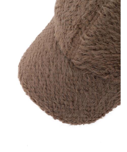 Samansa Mos2（サマンサ モスモス）の「ボアシャギーキャップ（ハット・レディース・モカ/オフホワイト・F）」の16枚目の写真