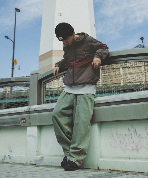 kutir(クティール)の「切り替ナイロンジップフーディー(ブルゾン・メンズ・チャコールグレー/ブラック・LARGE/MEDIUM)」の10枚目の写真