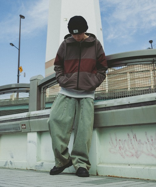 kutir(クティール)の「切り替ナイロンジップフーディー(ブルゾン・メンズ・チャコールグレー/ブラック・LARGE/MEDIUM)」の9枚目の写真