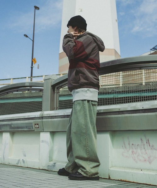 kutir(クティール)の「切り替ナイロンジップフーディー(ブルゾン・メンズ・チャコールグレー/ブラック・LARGE/MEDIUM)」の11枚目の写真