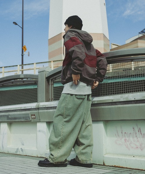 kutir(クティール)の「切り替ナイロンジップフーディー(ブルゾン・メンズ・チャコールグレー/ブラック・LARGE/MEDIUM)」の12枚目の写真
