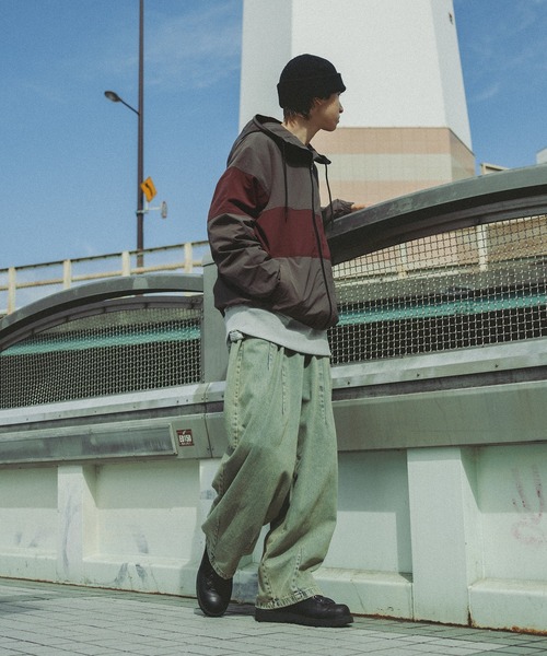 kutir(クティール)の「切り替ナイロンジップフーディー(ブルゾン・メンズ・チャコールグレー/ブラック・LARGE/MEDIUM)」の14枚目の写真