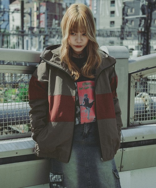 kutir(クティール)の「切り替ナイロンジップフーディー(ブルゾン・メンズ・チャコールグレー/ブラック・LARGE/MEDIUM)」の19枚目の写真