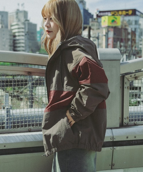 kutir(クティール)の「切り替ナイロンジップフーディー(ブルゾン・メンズ・チャコールグレー/ブラック・LARGE/MEDIUM)」の21枚目の写真