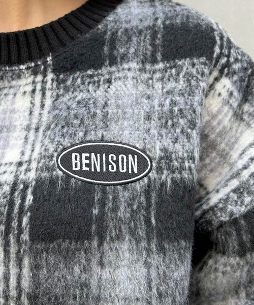 INGNI（イング）の「胸刺しゅうロゴチェックリブチュニットップス（その他トップス・レディース・ブラック/ブラック系その他/グリーン・M）」の15枚目の写真