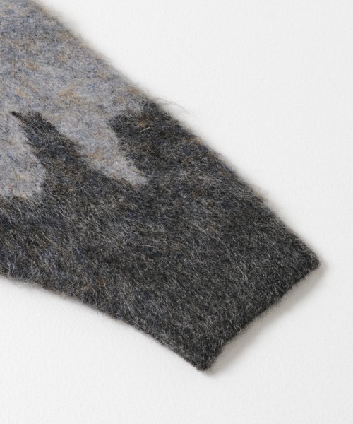 URBAN RESEARCH（アーバンリサーチ）の「URBAN RESEARCH iD　シャギーカーディガン（カーディガン/ボレロ・メンズ・ブラウン/グレー・MEDIUM/LARGE）」の3枚目の写真