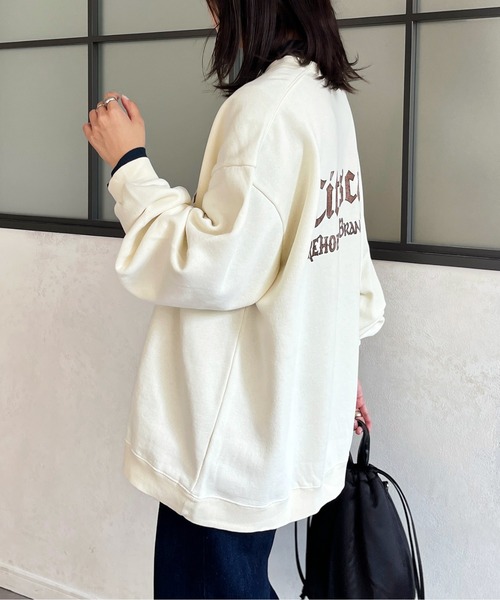 CPCM(シーピーシーエム)の「パウダー加工プリントスウェット(スウェット・メンズ・ブラック/アイボリー/ホワイト/オフホワイト/チャコールグレー/ブラック系その他・LARGE/MEDIUM)」の19枚目の写真