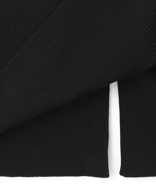 FREE'S MART（フリーズマート）の「◆リブニットロングワンピース（ワンピース・レディース・ホワイト/ブラウン/ブラック/ライトグリーン・MEDIUM/SMALL）」の12枚目の写真