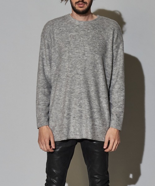 NO ID.(ノーアイディ)の「長袖ニット(ニット/セーター・メンズ・ダークグレー・ONE SIZE)」の5枚目の写真