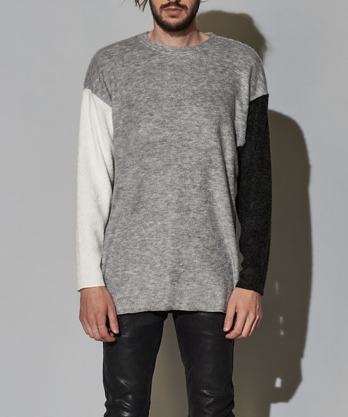 NO ID.(ノーアイディ)の「長袖ニット(ニット/セーター・メンズ・ダークグレー・ONE SIZE)」の8枚目の写真