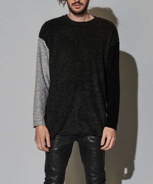 NO ID.(ノーアイディ)の「長袖ニット(ニット/セーター・メンズ・ダークグレー・ONE SIZE)」の9枚目の写真