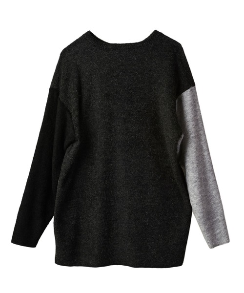 NO ID.(ノーアイディ)の「長袖ニット(ニット/セーター・メンズ・ダークグレー・ONE SIZE)」の11枚目の写真