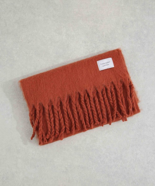 NANO universe（ナノユニバース）の「ウォッシャブルボリュームストール（マフラー・レディース・ピンク/オレンジ/その他1/その他2/アイボリー・FREE）」の11枚目の写真