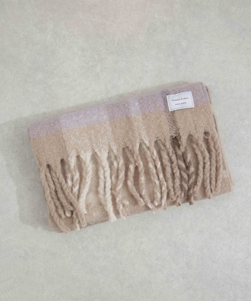 NANO universe（ナノユニバース）の「ウォッシャブルボリュームストール（マフラー・レディース・ピンク/オレンジ/その他1/その他2/アイボリー・FREE）」の13枚目の写真