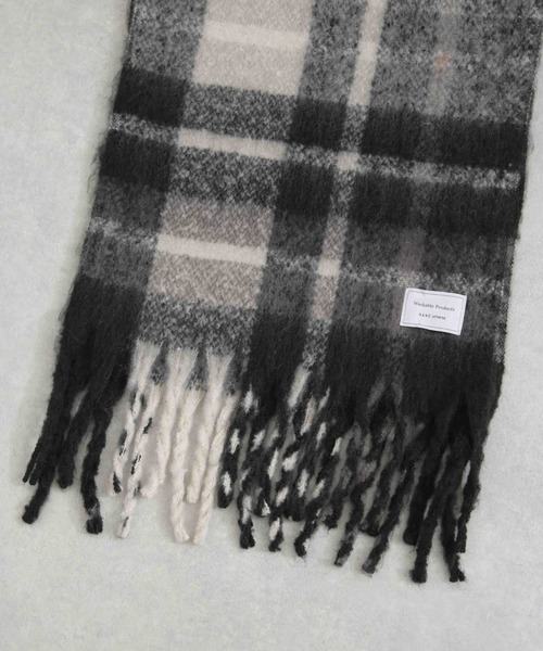 NANO universe（ナノユニバース）の「ウォッシャブルボリュームストール（マフラー・レディース・ピンク/オレンジ/その他1/その他2/アイボリー・FREE）」の16枚目の写真