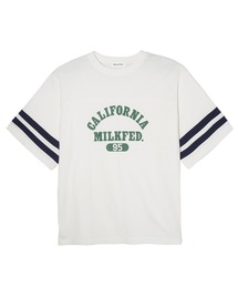 MILKFED. | STRIPED SLEEVE S/S TOP(Tシャツ/カットソー)
