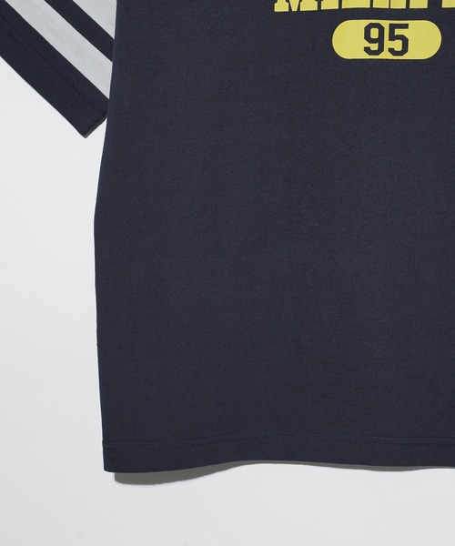 MILKFED.(ミルクフェド)の「STRIPED SLEEVE S/S TOP(Tシャツ/カットソー・レディース・ネイビー/ライトブルー/ホワイト・ONE SIZE)」の13枚目の写真