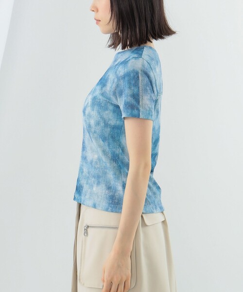 Ray BEAMS（レイビームス）の「Ray BEAMS / デニム プリント Tシャツ（Tシャツ/カットソー・レディース・ブラック/ブルー系その他4・ONE SIZE）」の19枚目の写真