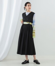 Ray BEAMS | Ray BEAMS / セパレート プリーツ ワンピース(ワンピース)