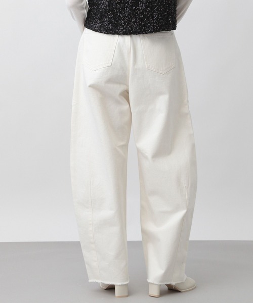 A part by(アパートバイ)の「≪追加2≫カーブデニム(デニムパンツ・レディース・オフホワイト/ライトグレー/ライトブルー・SMALL/MEDIUM)」の15枚目の写真