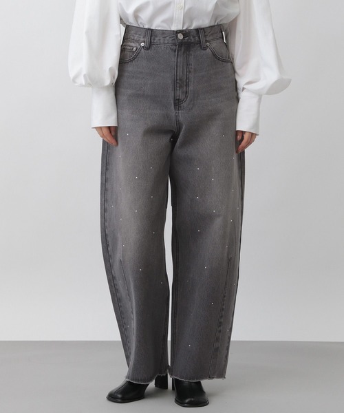 A part by(アパートバイ)の「≪追加2≫カーブデニム(デニムパンツ・レディース・オフホワイト/ライトグレー/ライトブルー・SMALL/MEDIUM)」の20枚目の写真