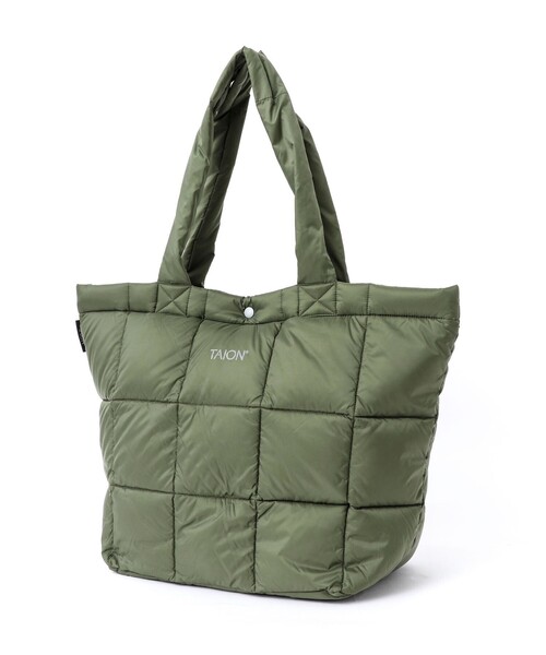 TAION（タイオン）の「【TAION/タイオン】LUNCH DOWN TOTE BAG M（トートバッグ・メンズ・ブルー/ネイビー/パープル/ブラック/ベージュ/チャコールグレー/オリーブ・FREE）」の4枚目の写真