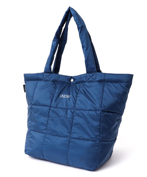 TAION（タイオン）の「【TAION/タイオン】LUNCH DOWN TOTE BAG M（トートバッグ・メンズ・ブルー/ネイビー/パープル/ブラック/ベージュ/チャコールグレー/オリーブ・FREE）」の6枚目の写真