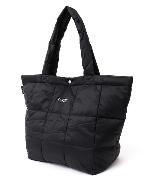 TAION（タイオン）の「【TAION/タイオン】LUNCH DOWN TOTE BAG M（トートバッグ・メンズ・ブルー/ネイビー/パープル/ブラック/ベージュ/チャコールグレー/オリーブ・FREE）」の2枚目の写真