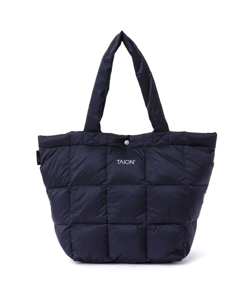 TAION（タイオン）の「【TAION/タイオン】LUNCH DOWN TOTE BAG M（トートバッグ・メンズ・ブルー/ネイビー/パープル/ブラック/ベージュ/チャコールグレー/オリーブ・FREE）」の8枚目の写真