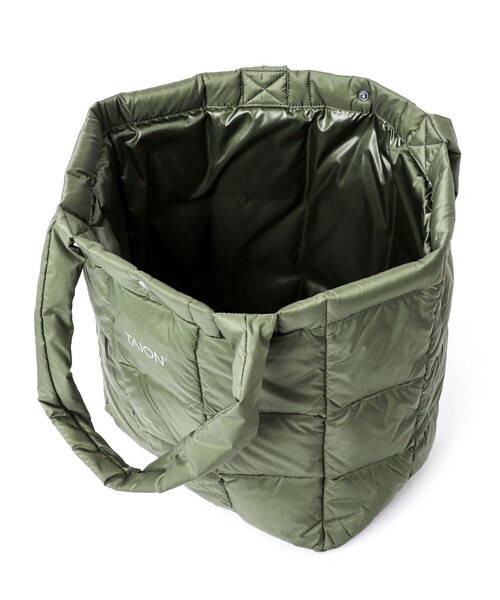 TAION（タイオン）の「【TAION/タイオン】LUNCH DOWN TOTE BAG M（トートバッグ・メンズ・ブルー/ネイビー/パープル/ブラック/ベージュ/チャコールグレー/オリーブ・FREE）」の22枚目の写真