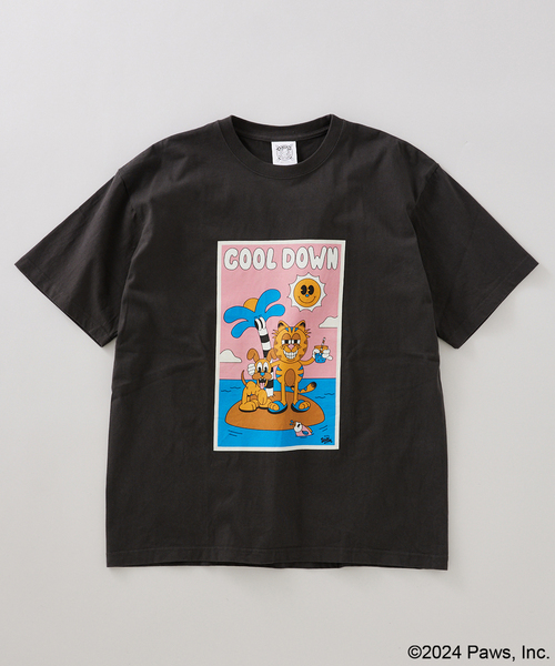 JOURNAL STANDARD(ジャーナルスタンダード)の「【Garfield × YEYE Weller】Tシャツ(Tシャツ/カットソー・メンズ・ホワイト/ブラック・SMALL/MEDIUM/LARGE/X-LARGE)」の2枚目の写真