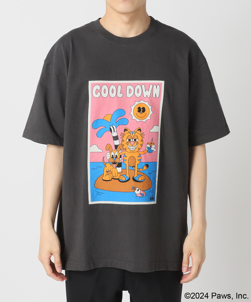 JOURNAL STANDARD(ジャーナルスタンダード)の「【Garfield × YEYE Weller】Tシャツ(Tシャツ/カットソー・メンズ・ホワイト/ブラック・SMALL/MEDIUM/LARGE/X-LARGE)」の5枚目の写真