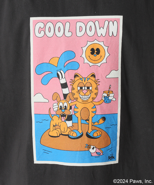 JOURNAL STANDARD(ジャーナルスタンダード)の「【Garfield × YEYE Weller】Tシャツ(Tシャツ/カットソー・メンズ・ホワイト/ブラック・SMALL/MEDIUM/LARGE/X-LARGE)」の14枚目の写真