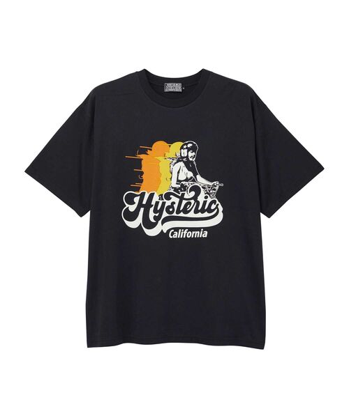 HYSTERIC GLAMOUR XL CALIFORNIA 70 Tシャツ HYSTERIC GLAMOUR - CALIFORNIA 70 Tシャツ / ホワイト | Tempt