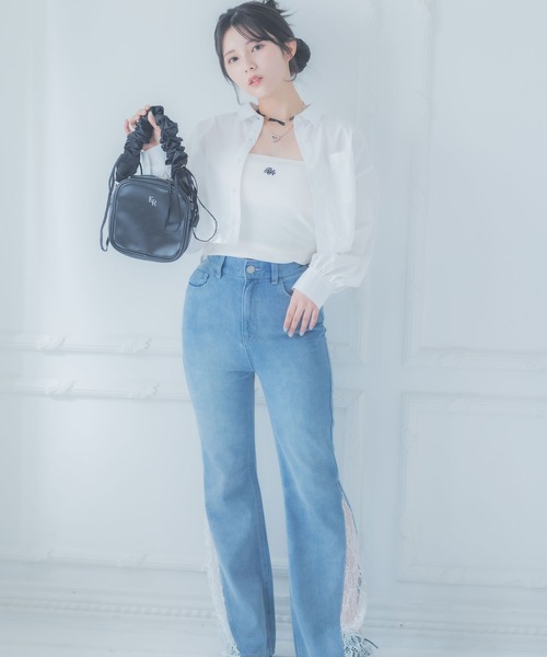 repipi armario(レピピ アルマリオ)の「2WAYショートキャミソール(タンクトップ・キッズ・アイボリー/その他/ブルー系その他/ブラック・LARGE/MEDIUM/SMALL)」の8枚目の写真