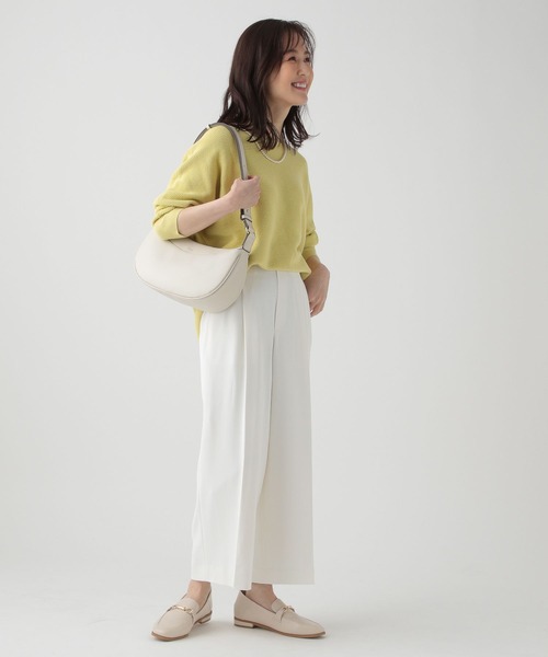 Elura（エルーラ）の「【低身長サイズ Elkotona】コトナ映えラクワイドパンツ/986468（その他パンツ・レディース・ブラック/ネイビー/ホワイト・SMALL/MEDIUM）」の16枚目の写真