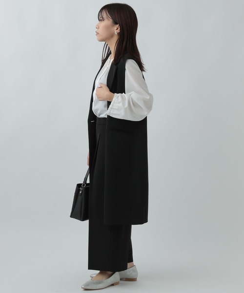 Elura（エルーラ）の「【低身長サイズ Elkotona】コトナ映えラクワイドパンツ/986468（その他パンツ・レディース・ブラック/ネイビー/ホワイト・SMALL/MEDIUM）」の20枚目の写真