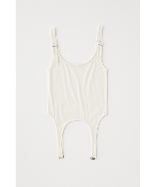 MOUSSY（マウジー）の「LAYERED GARTER トップス（Tシャツ/カットソー・レディース・ライトカーキ/ホワイト/グレー・FREE）」の13枚目の写真