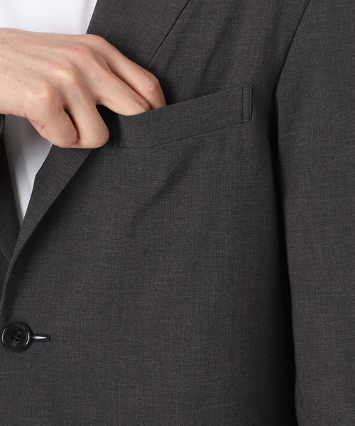 JOURNAL STANDARD（ジャーナルスタンダード）の「ウーリーノライト 2B ジャケット（テーラードジャケット・メンズ・チャコールグレー/ライトグレー/カーキ・SMALL/MEDIUM/LARGE）」の8枚目の写真